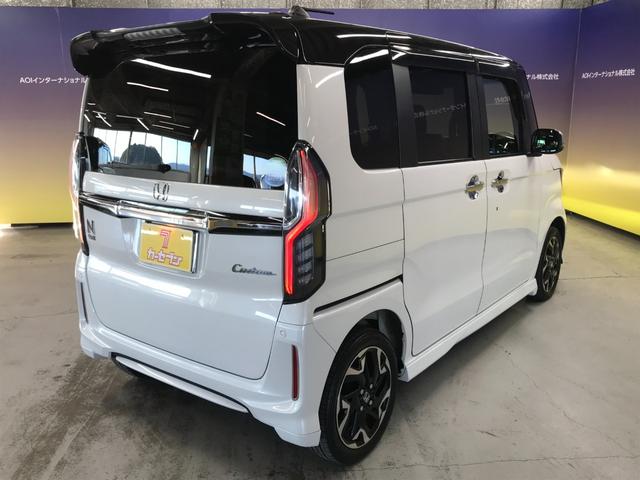 N-BOXカスタム G・EXターボホンダセンシング 8インチ純正メモリーナビ 両側パワスラ シートヒーター BTオーディオ 前後Dレコ バックカメラ オートLED CD DVD USB 追従クルコン 衝突軽減ブレーキ 車線逸脱防止システム(14枚目)