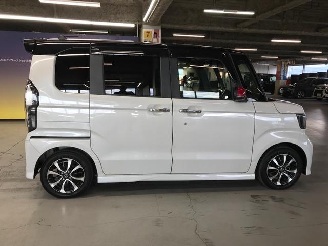 N-BOXカスタム G・Lホンダセンシング 両側パワースライドドア 社外SDナビ フルセグTV CD DVD BTオーディオ USB Bカメラ 衝突軽減ブレーキ 追従クルコン レーンアシスト LEDオートライト ETC 純正14インチアルミ(6枚目)