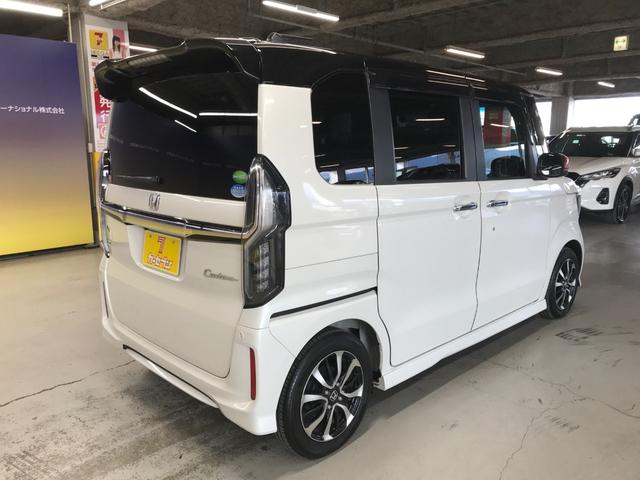 N-BOXカスタム G・Lホンダセンシング 両側パワースライドドア 社外SDナビ フルセグTV CD DVD BTオーディオ USB Bカメラ 衝突軽減ブレーキ 追従クルコン レーンアシスト LEDオートライト ETC 純正14インチアルミ(7枚目)