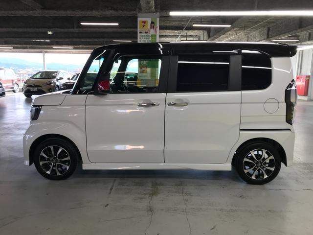 N-BOXカスタム G・Lホンダセンシング 両側パワースライドドア 社外SDナビ フルセグTV CD DVD BTオーディオ USB Bカメラ 衝突軽減ブレーキ 追従クルコン レーンアシスト LEDオートライト ETC 純正14インチアルミ(10枚目)