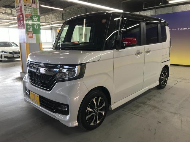 N-BOXカスタム G・Lホンダセンシング 両側パワースライドドア 社外SDナビ フルセグTV CD DVD BTオーディオ USB Bカメラ 衝突軽減ブレーキ 追従クルコン レーンアシスト LEDオートライト ETC 純正14インチアルミ(11枚目)