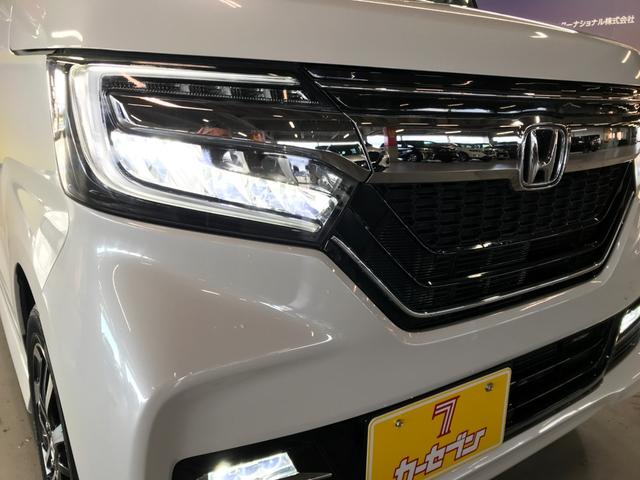 N-BOXカスタム G・Lホンダセンシング 両側パワースライドドア 社外SDナビ フルセグTV CD DVD BTオーディオ USB Bカメラ 衝突軽減ブレーキ 追従クルコン レーンアシスト LEDオートライト ETC 純正14インチアルミ(44枚目)
