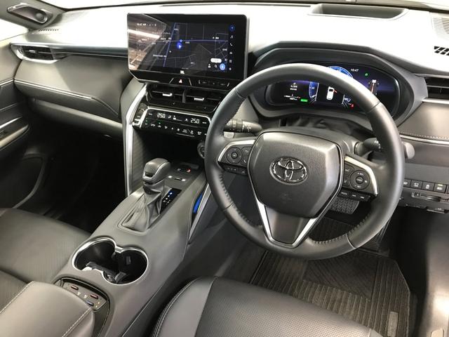 ハリアーハイブリッド Z レザーパッケージ 12.3インチナビ TV USB BT APPカープレイ 全方位カメラ パノラミックビューモニター シートエアコン・ヒーター JBLサウンド ブラインドスポット ヘッドアップディスプレイ ACC(15枚目)