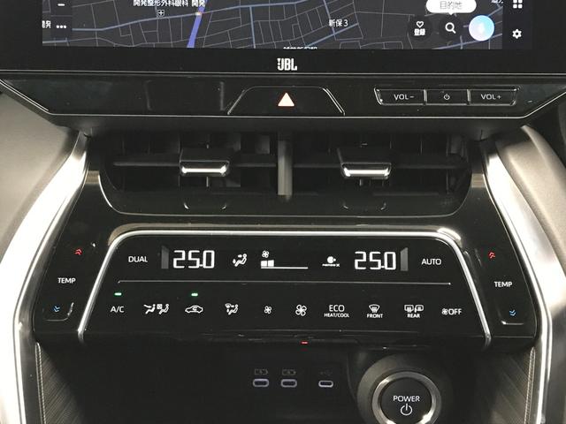 ハリアーハイブリッド Z レザーパッケージ 12.3インチナビ TV USB BT APPカープレイ 全方位カメラ パノラミックビューモニター シートエアコン・ヒーター JBLサウンド ブラインドスポット ヘッドアップディスプレイ ACC(37枚目)