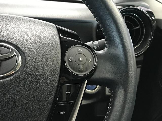 アクア クロスオーバー 社外ナビ フルセグTV Bluetoothオーディオ CD DVD バックカメラ オートLEDヘッドライト 衝突軽減ブレーキ 車線逸脱 スマートキー 純正16インチアルミ ETC(26枚目)