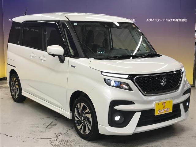 ソリオバンディット ハイブリッドMV 全方位モニターナビ APPカープレイ TV DVD CD USB ETC 両側パワスラ ヘッドアップディスプレイ 前後ドラレコ シートヒーター LEDオート 誤発進誤後進抑制 衝突軽減 追従クルコン(8枚目)