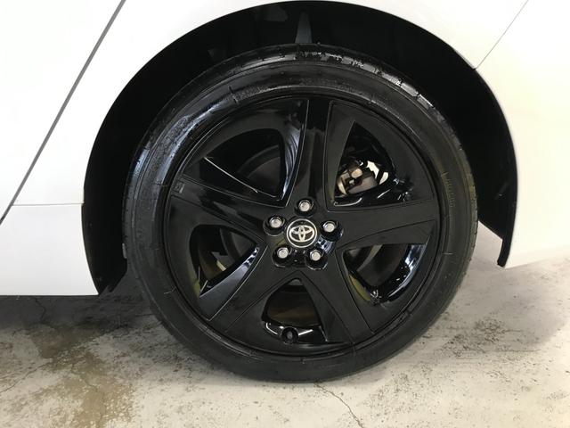 プリウス Ｓツーリングセレクション・ブラックエディション　８インチナビ付きディスプレイオーディオ　フルセグＴＶ　ＢＴ　ＵＳＢ　ＥＴＣ２．０　ＬＥＤオートライト　バックカメラ　セーフティセンス　ブラックルーフレール　ブラックドアミラー　前後ソナー　追従クルコン（46枚目）