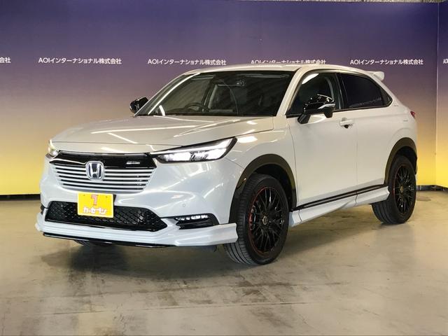 ヴェゼル e:HEV Z 純正9インチナビ フルセグTV Bluetooth USB TVキャンセラー ホンダコネクトディスプレイ コンビシート 社外フルエアロ 社外18インチホイール オートLED ドラレコ前後 ETC2.0(5枚目)