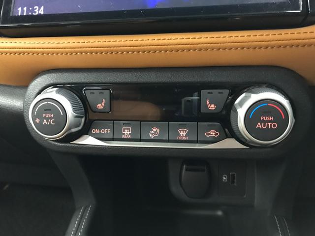 キックス Ｘ　ツートーンインテリアエディション　純正９インチナビ　フルセグＴＶ　ＢＴ　ＤＶＤ　ＣＤ　ＵＳＢ　アラウンドビューモニター　デジタルルームミラー　シートヒーター　ステアリングヒーター　追従クルコン　オートハイビーム　全方位カメラ（36枚目）