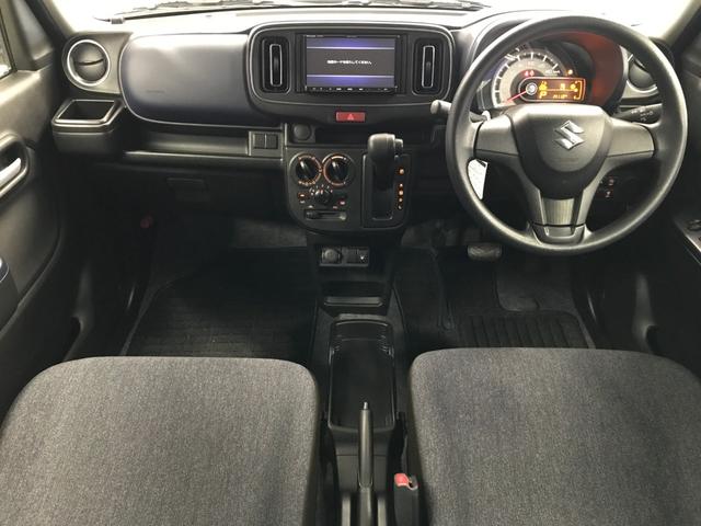 アルト ハイブリッドS 社外SDナビ フルセグTV CD DVD SD Bカメラ LEDオートライト セーフティサポート 衝突軽減ブレーキ 車線逸脱 運転席シートヒーター リアソナー ISTOP 前後ドライブレコーダー(3枚目)