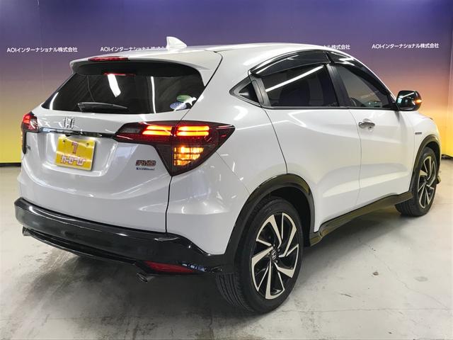 ヴェゼル ハイブリッドＲＳ・ホンダセンシング　ホンダセンシング／追従クルコン／衝突軽減ブレーキ／バックカメラ／前方ドラレコ／オートＬＥＤ／シートヒーター／ハーフレザーアップルカープレイ／アンドロイドオート／純正８インチンナビ／フルセグＴＶ（10枚目）