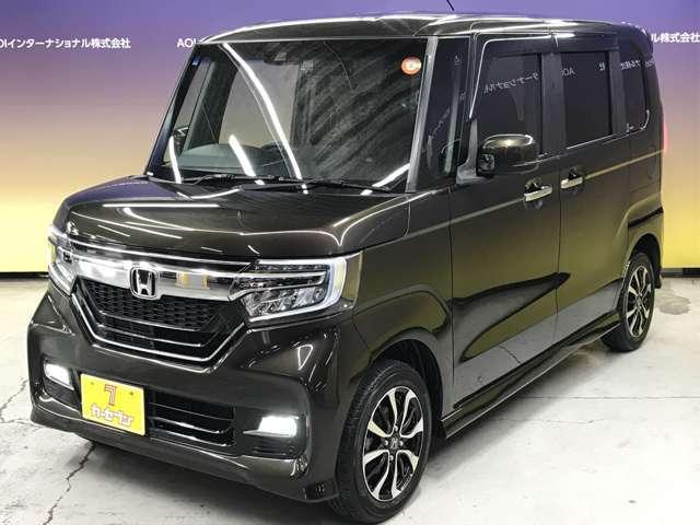Ｎ－ＢＯＸカスタム Ｇ・Ｌホンダセンシング　４ＷＤ　８インチＳＤナビ　フルセグＴＶ　ＣＤ　ＤＶＤ　ＵＳＢ　ＢＴ　アップルカープレイ　アンドロイドオート　両側パワスラ　バックカメラ　前後ドラレコ　ＬＥＤオート　シートヒーター　衝突軽減（7枚目）