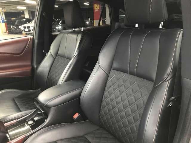 ハリアー プレミアム　社外８インチＳＤナビ／フルセグＴＶ／ＳＤ／ＣＤ／ＤＶＤ／ＢＴオーディオ／モデリスタ（フロント・サイド・リア）／テレビキャンセラー／前後ソナー／パワーバックドア／ハーフレザー／純正１８インチＡＷ（16枚目）