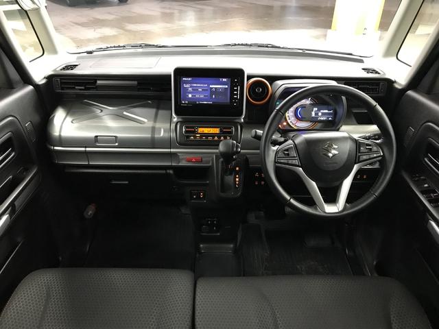 スペーシアギア ハイブリッドＸＺ　セーフティサポート／衝突軽減ブレーキ／誤発進抑制機能／車線逸脱警報／追従クルコン／後退時ブレーキサポート／リアソナー／両側パワスラ／オートＬＥＤハイビーム／シートヒーター／ＢＴオーディオ／Ｂカメラ（2枚目）