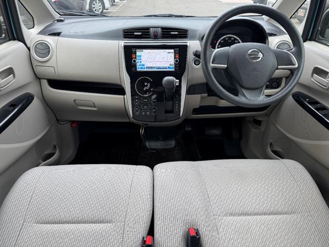 デイズ Ｘ　純正メモリナビ　フルセグＴＶ　全方位カメラ　バックカメラ　前後ドラレコ　ＬＥＤライト　スマートキー　社外１４インチＡＷ（2枚目）