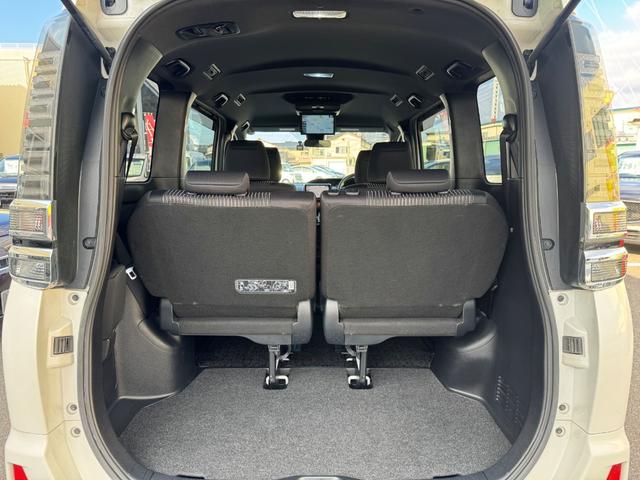 ヴォクシー ZS 社外9インチメモリーナビフルセグTV フリップダウンモニター 片側パワスラ LEDオートライト ドライブレコーダー バックカメラ ETC(34枚目)