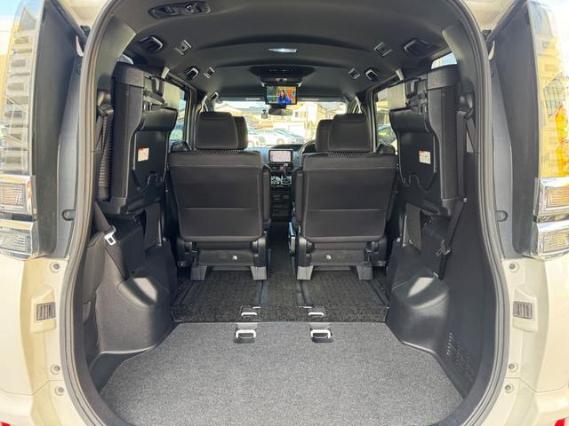 ヴォクシー ZS 社外9インチメモリーナビフルセグTV フリップダウンモニター 片側パワスラ LEDオートライト ドライブレコーダー バックカメラ ETC(35枚目)