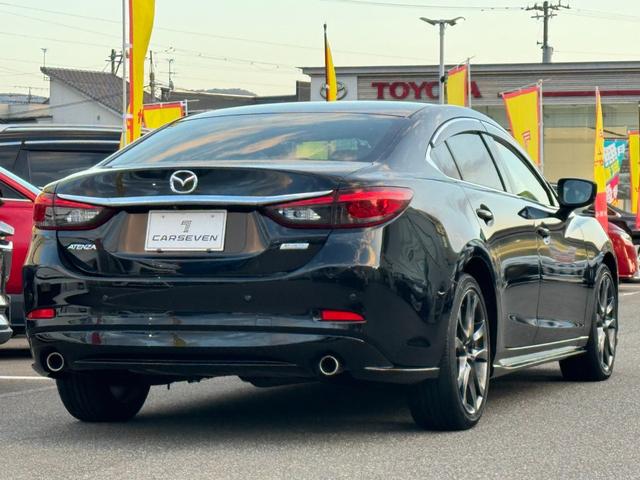 アテンザセダン 25S Lパッケージ 純正ナビTV BOSEサウンド バックカメラ ETC ドラレコ 革シート シートヒーター ハンドルヒーター オートLED 衝突軽減 誤発進抑制 追従クルコン ブラインドスポット HUD 純19AW(7枚目)