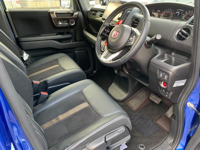 N-BOXカスタム G・EXターボホンダセンシング 4WD 純正8型ナビ フルセグTV 両側パワスラ バックカメラ LEDオートライト LEDフォグ ハーフ合皮シート シートヒーター ETC 純正15インチAW(27枚目)