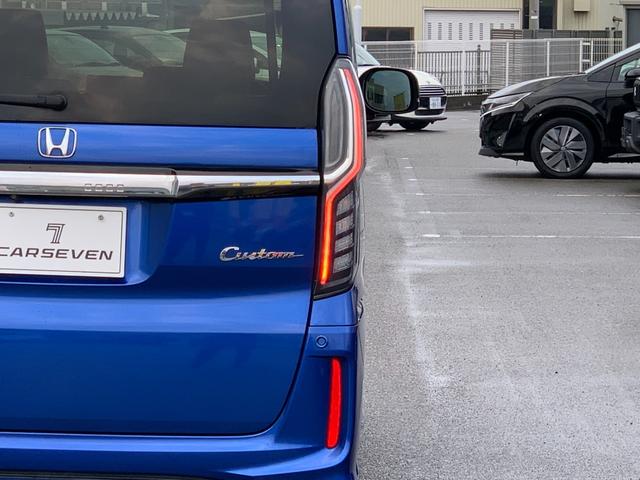 N-BOXカスタム G・EXターボホンダセンシング 4WD 純正8型ナビ フルセグTV 両側パワスラ バックカメラ LEDオートライト LEDフォグ ハーフ合皮シート シートヒーター ETC 純正15インチAW(37枚目)