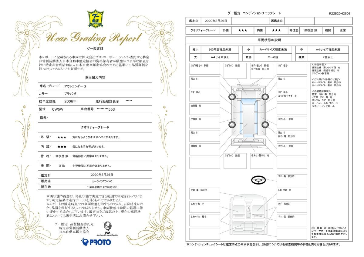 三菱 アウトランダーg tk5384の中古車 車体価格59万円 06 平成18 年式 走行9 4万キロ 車体色ブラックm 千葉県船橋市米ケ崎町593 自社ローン カーライフtokyo 1年無料保証付販売の在庫 グーネット中古車 三菱 アウトランダーg tk5384の中古車 車体価格59万円 06 平成18 年式 走行9 4万キロ 車体色ブラックm 千葉県船橋市米ケ崎町593 自社ローン カーライフtokyo 1年無料保証付販売の在庫 グーネット中古車