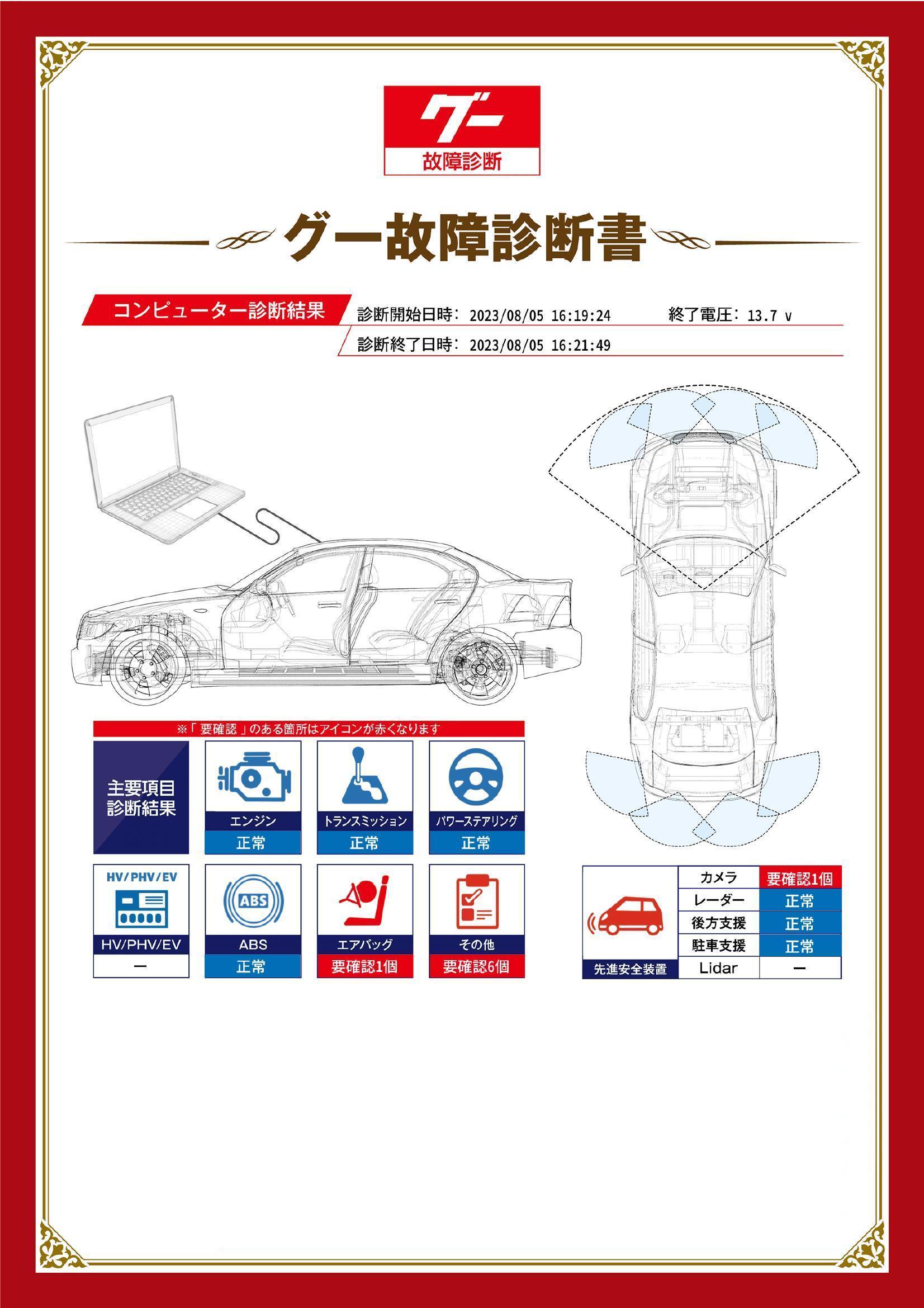 トヨタ　ヤリス　グー故障診断（コンピュータ診断）　エアバッグ　先進安全装置　その他　群馬県　伊勢崎市