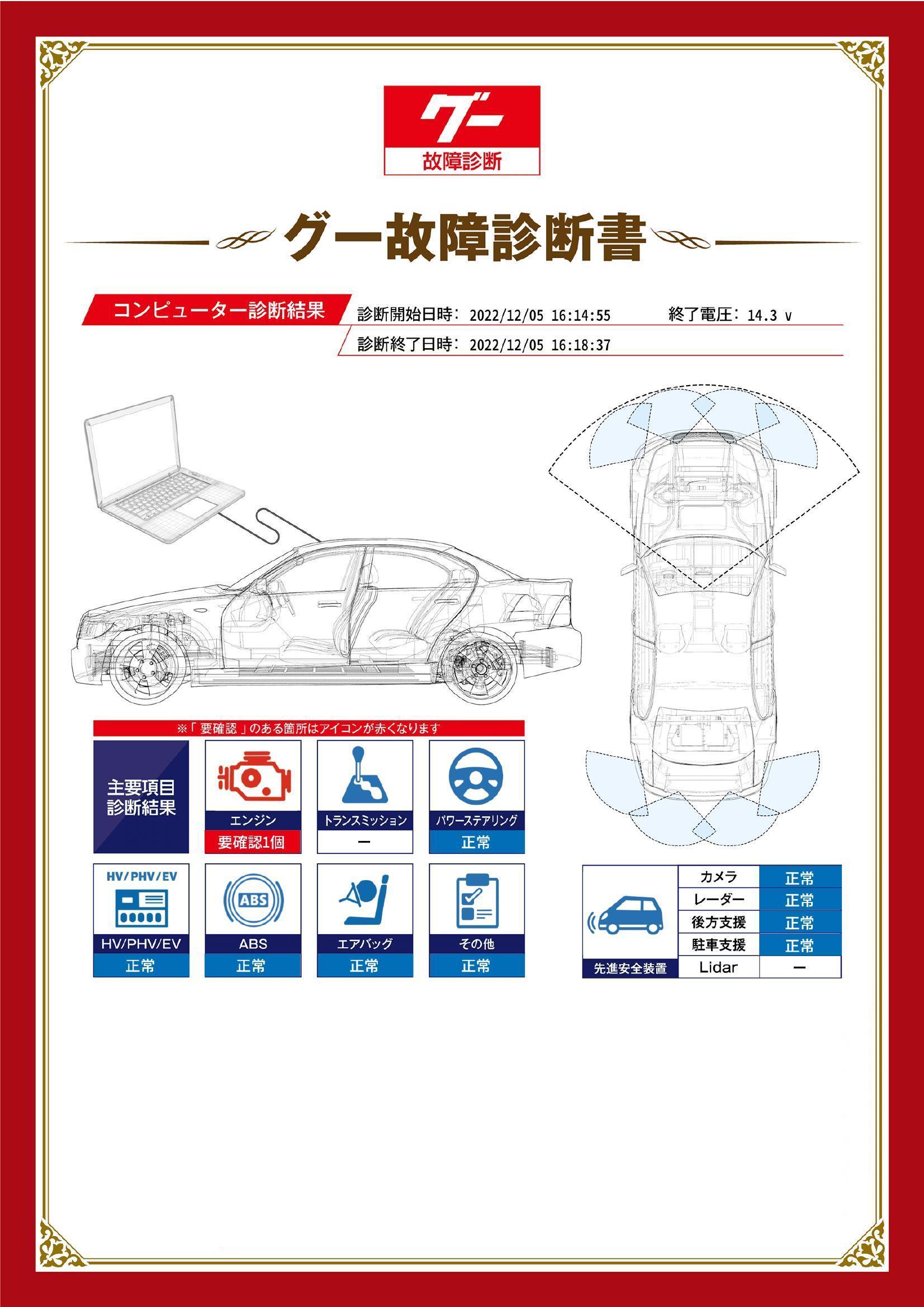 トヨタ　プリウス　グー故障診断（コンピュータ診断）　エンジン　群馬県　高崎市