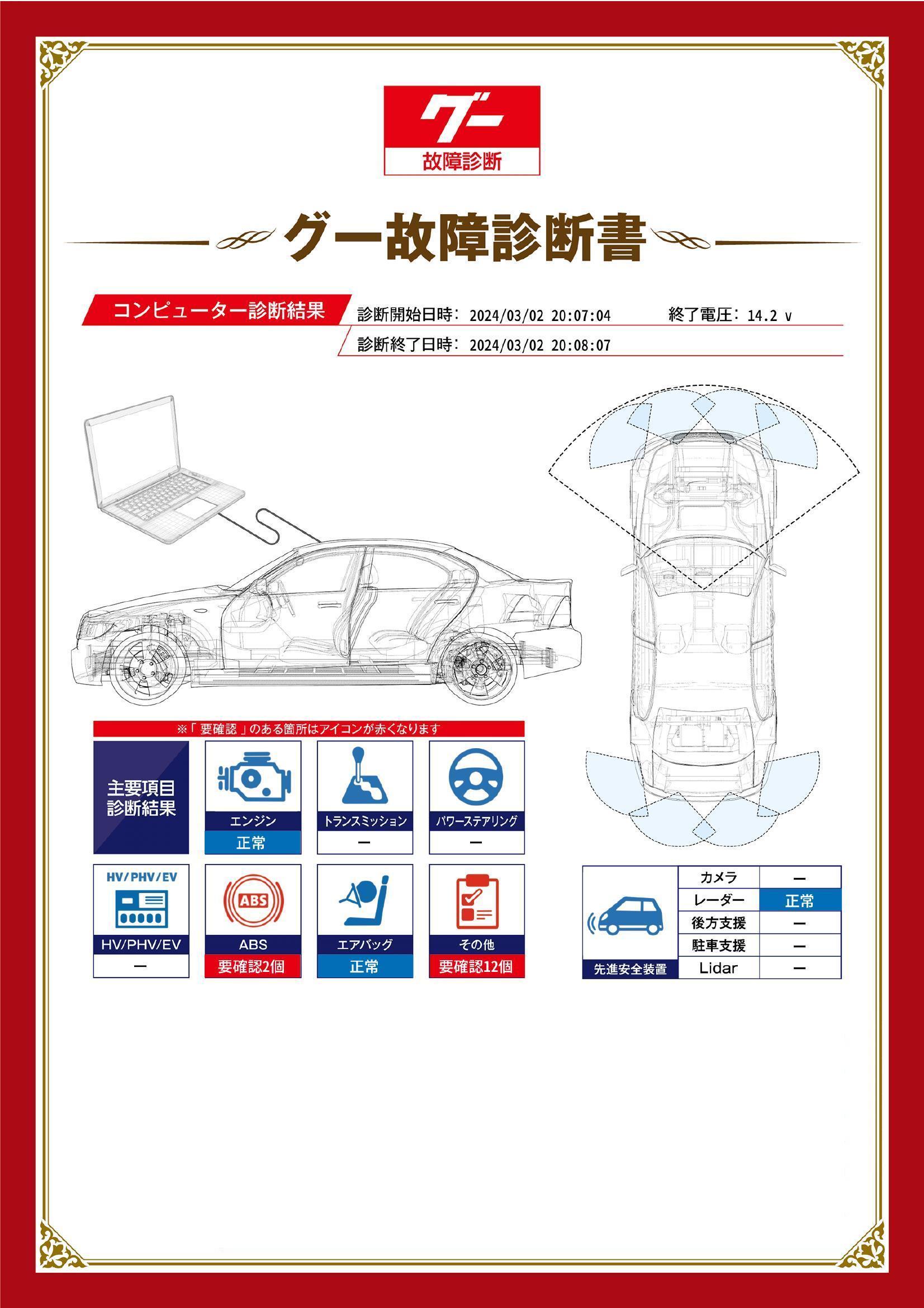 ダイハツ　コペン　グー故障診断（コンピュータ診断）　ABS　その他　愛知県　名古屋市守山区