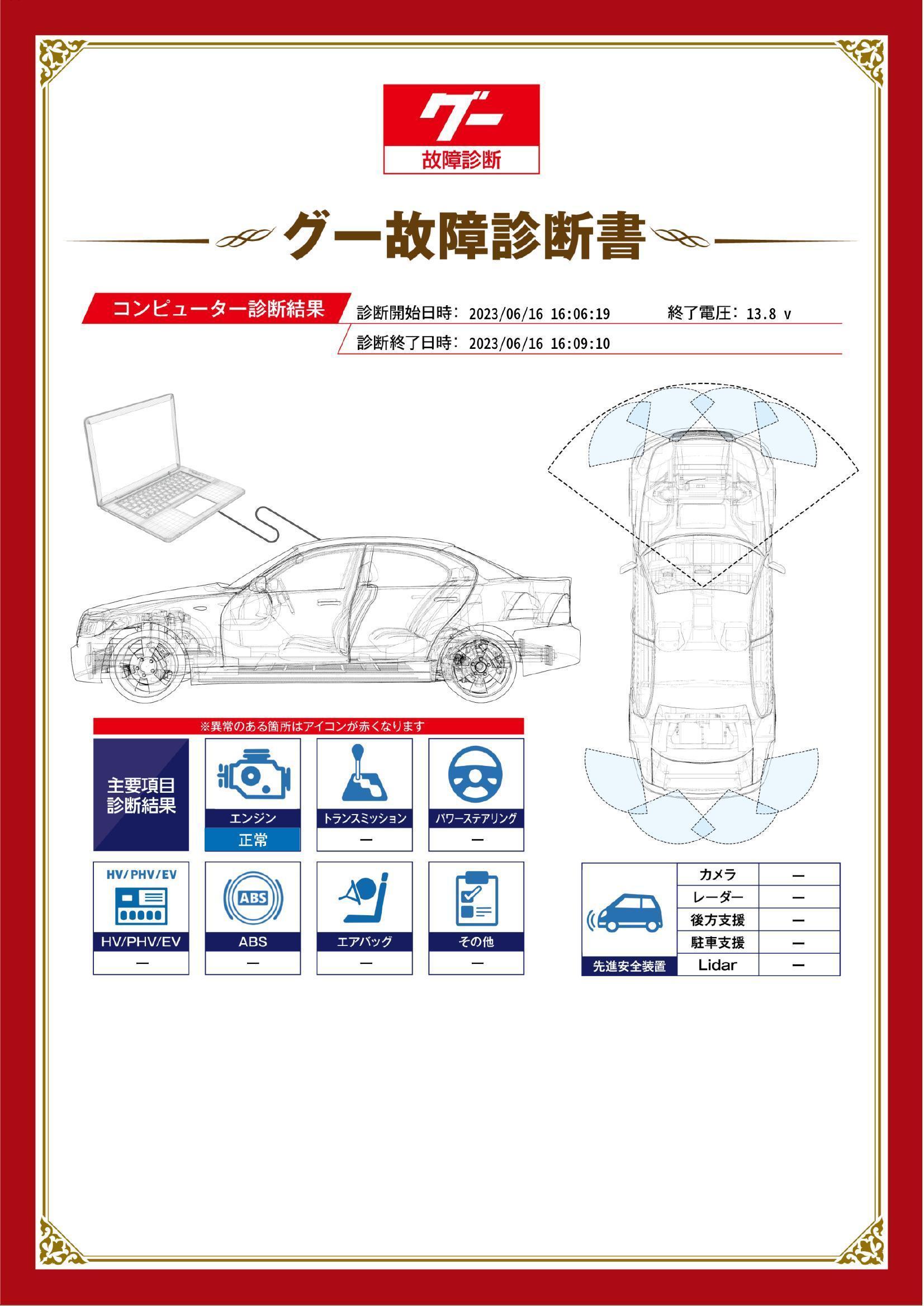 スズキ　キャリイ トラック　グー故障診断（コンピュータ診断）　福島県　伊達市