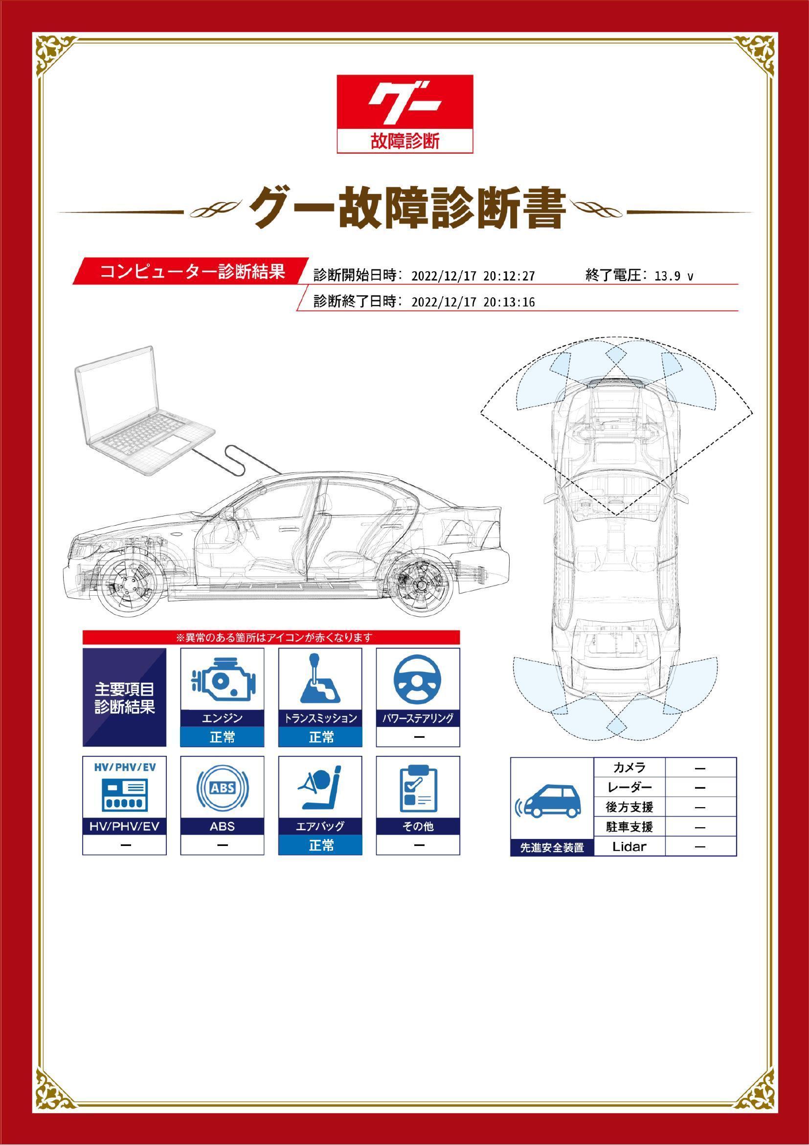 ダイハツ　ハイゼット カーゴ ハイブリッド　グー故障診断（コンピュータ診断）　香川県　坂出市