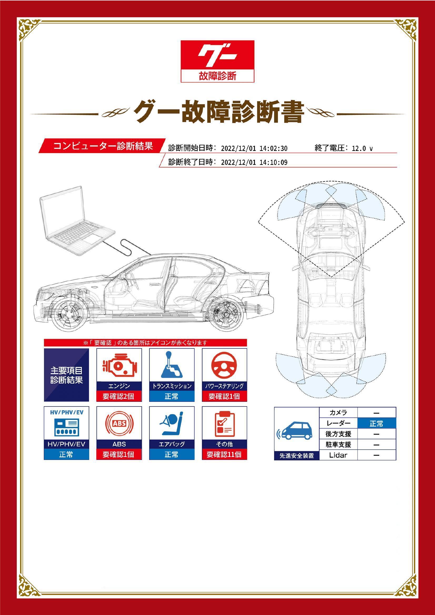 ホンダ　ヴェゼル　グー故障診断（コンピュータ診断）　エンジン　ABS　パワーステアリング　その他　愛知県　名古屋市中村区