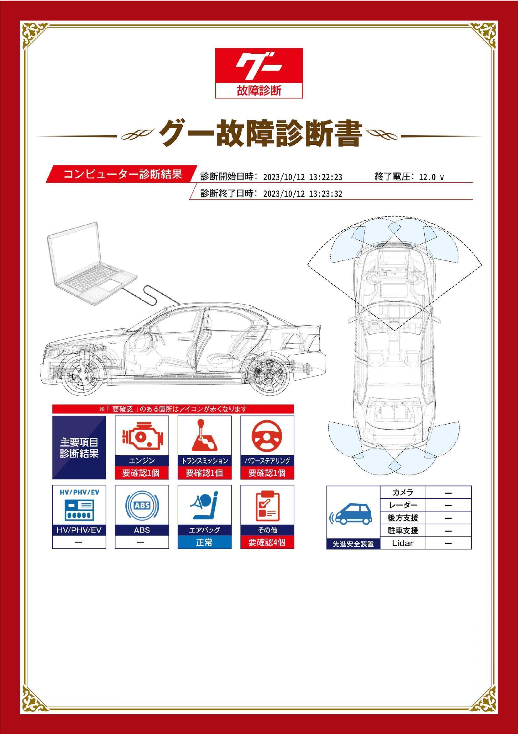 日産　キューブ　グー故障診断（コンピュータ診断）　エンジン　トランスミッション　パワーステアリング　その他　岡山県　岡山市北区