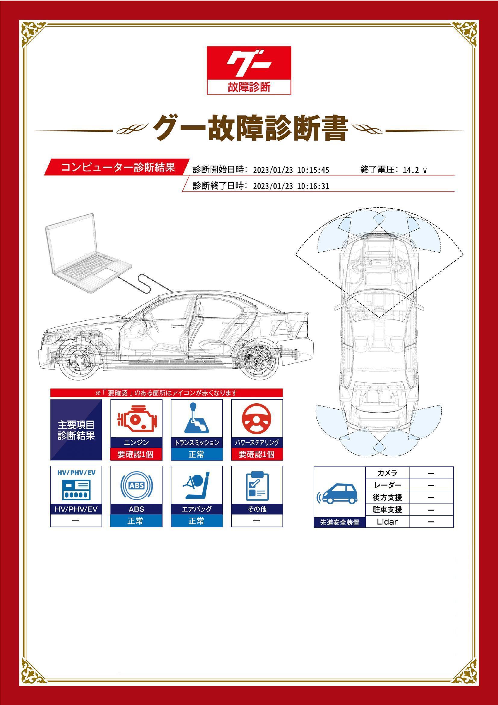 ダイハツ　ムーヴ ラテ　グー故障診断（コンピュータ診断）　エンジン　パワーステアリング　岡山県　岡山市北区