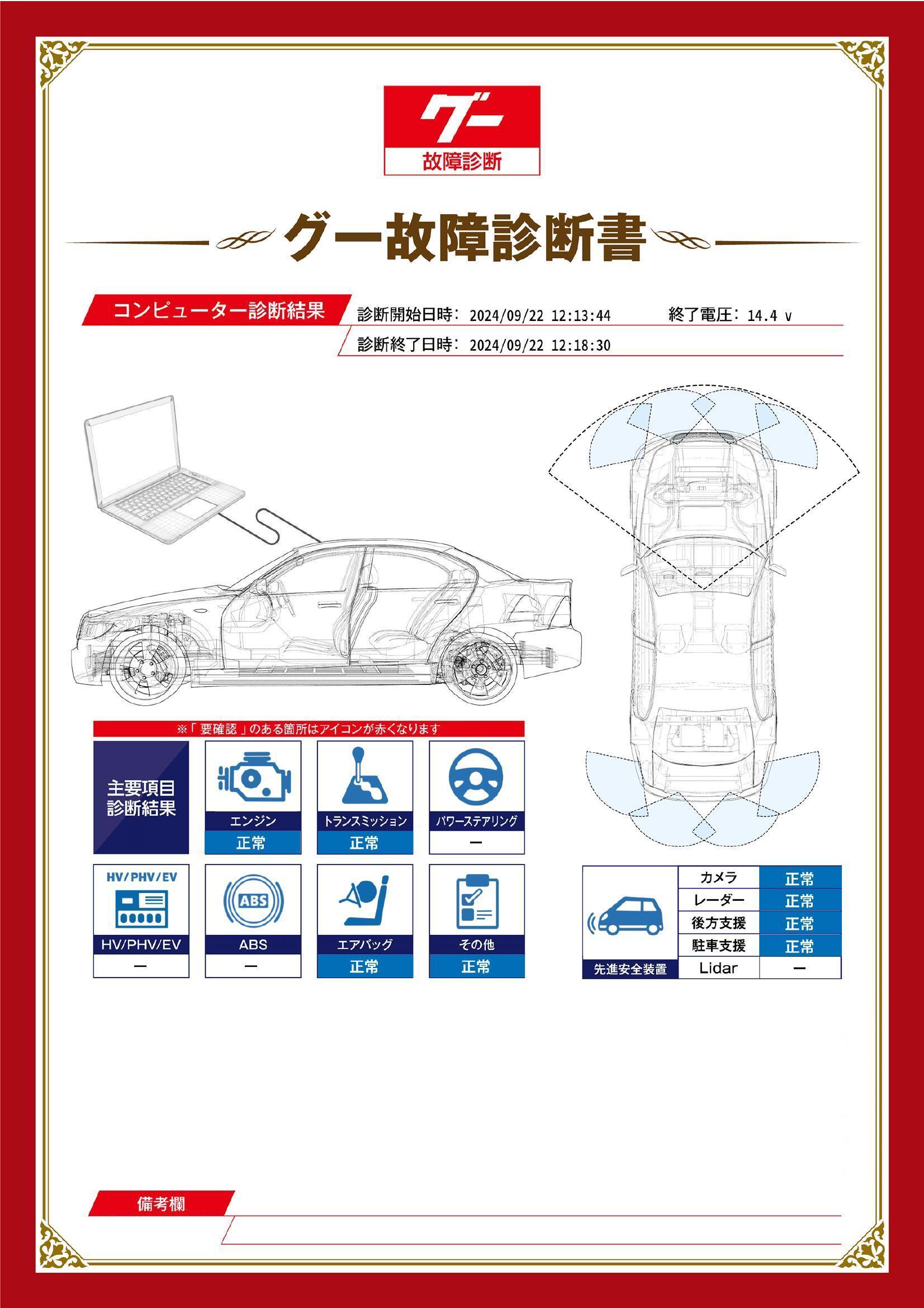 日産　ルークス　グー故障診断（コンピュータ診断）　山梨県　甲斐市