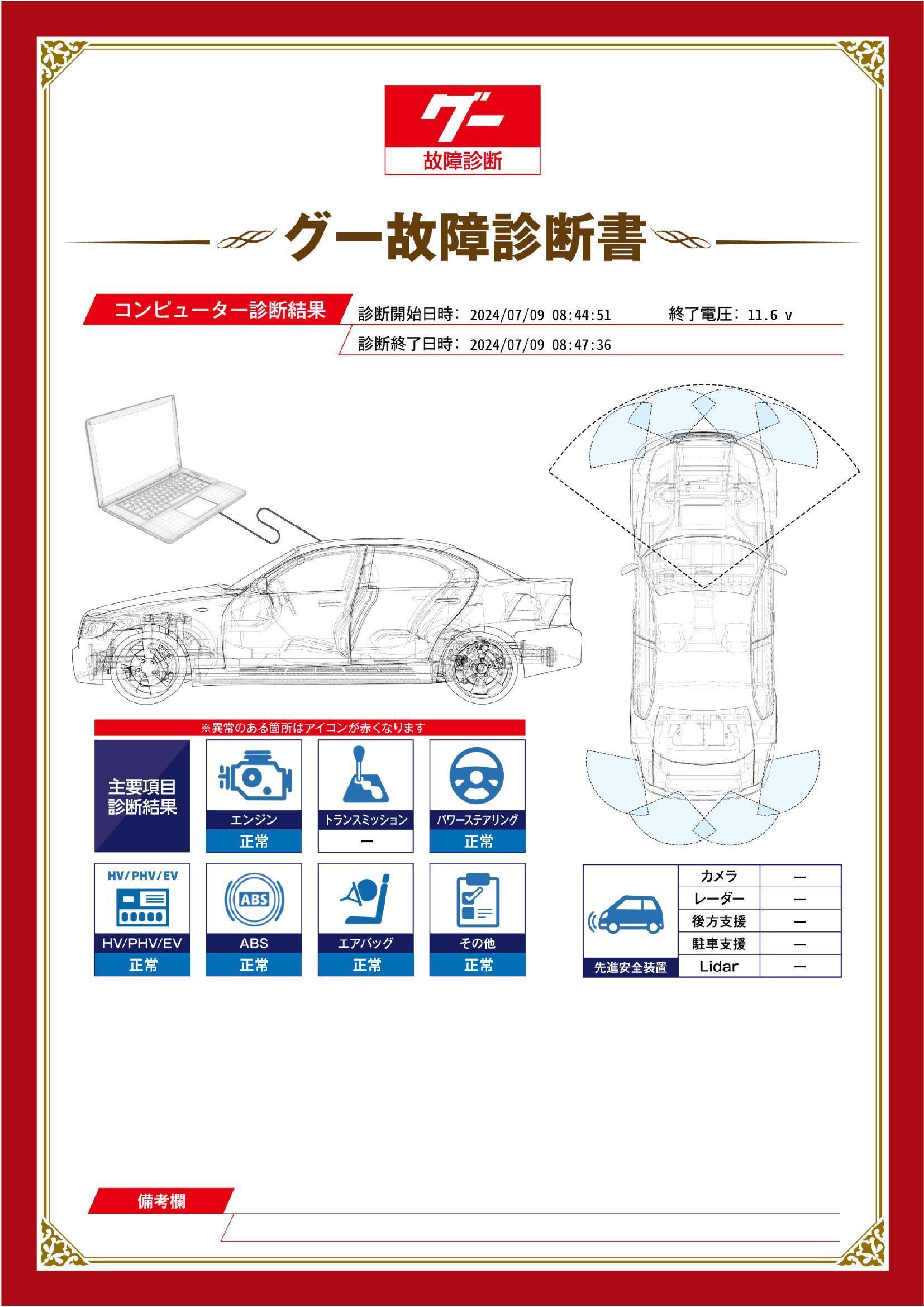 トヨタ　アクア　グー故障診断（コンピュータ診断）　愛知県　豊橋市