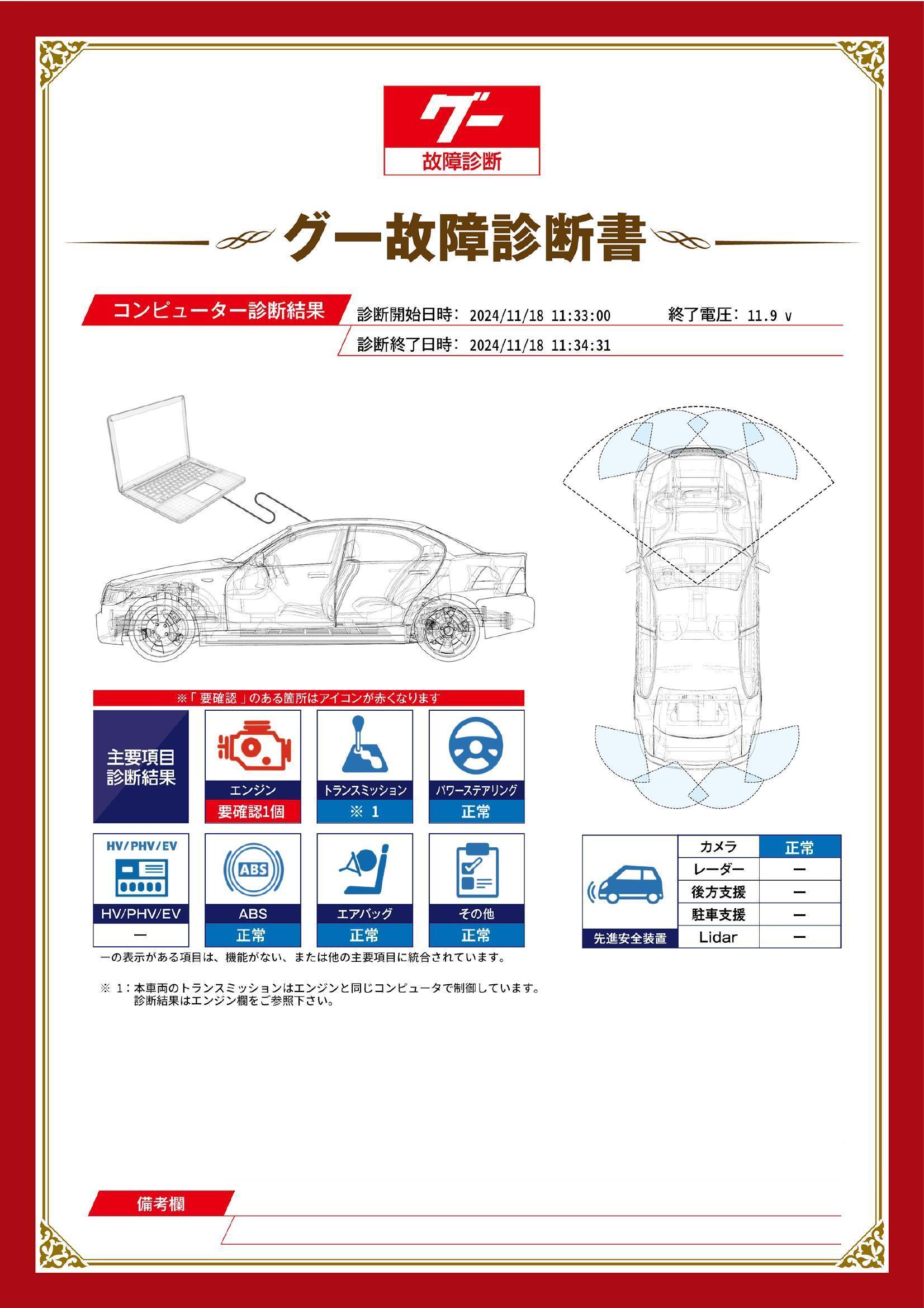 トヨタ　プロボックス バン　グー故障診断（コンピュータ診断）　エンジン　埼玉県　春日部市