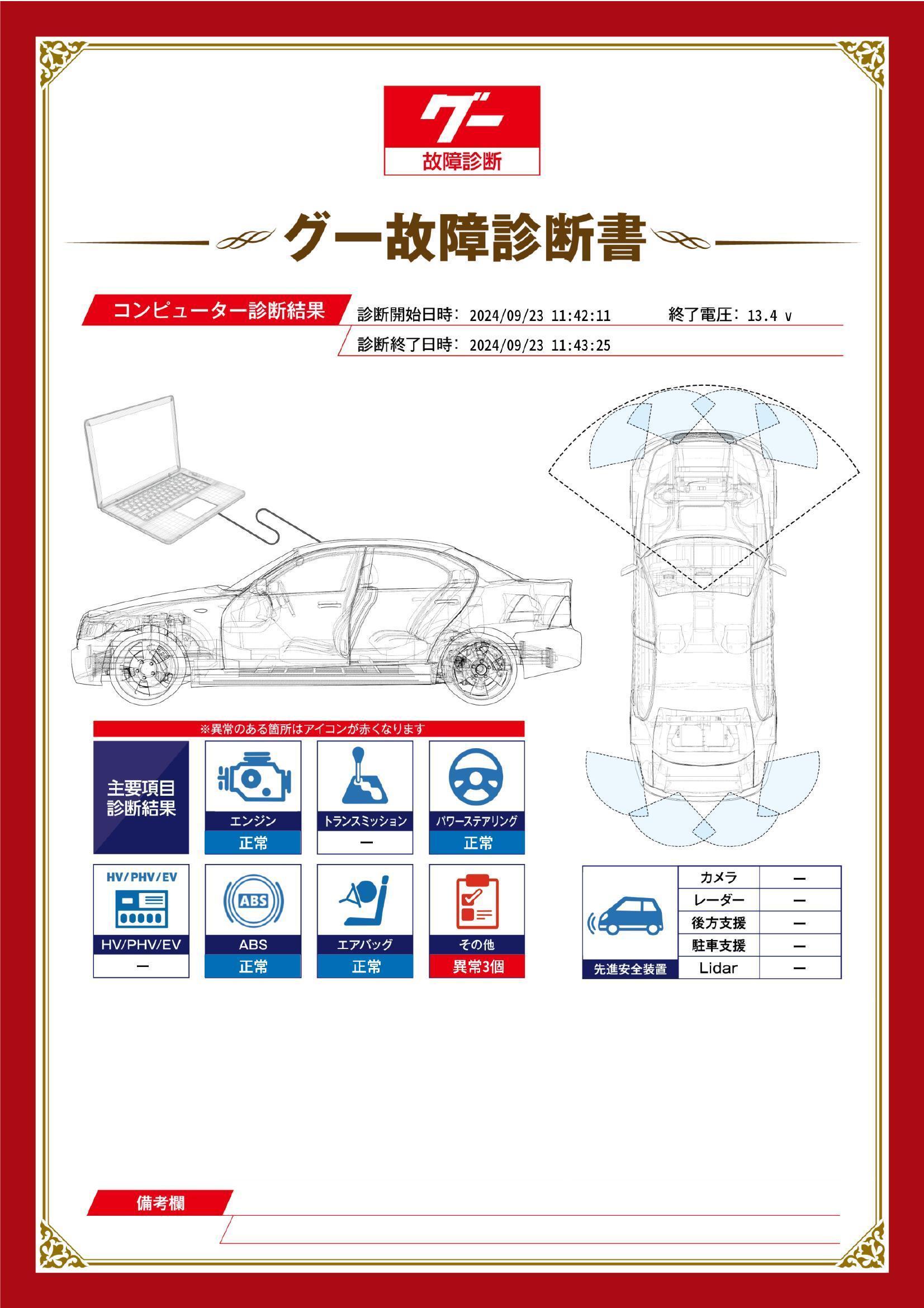 マツダ　アクセラスポーツ　グー故障診断（コンピュータ診断）　その他　宮城県　仙台市宮城野区