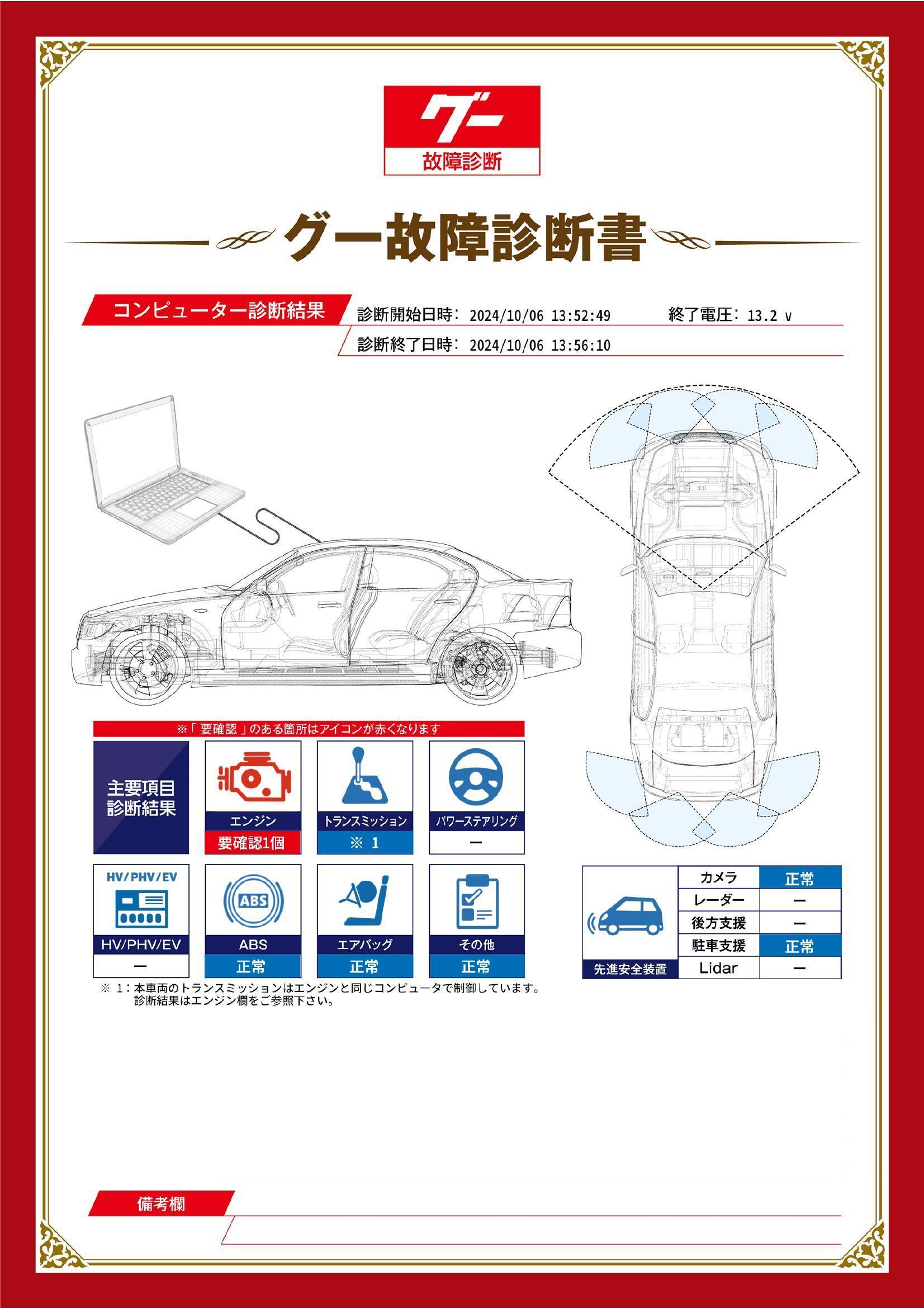 トヨタ　ハイエース バン　グー故障診断（コンピュータ診断）　エンジン　宮城県　仙台市宮城野区