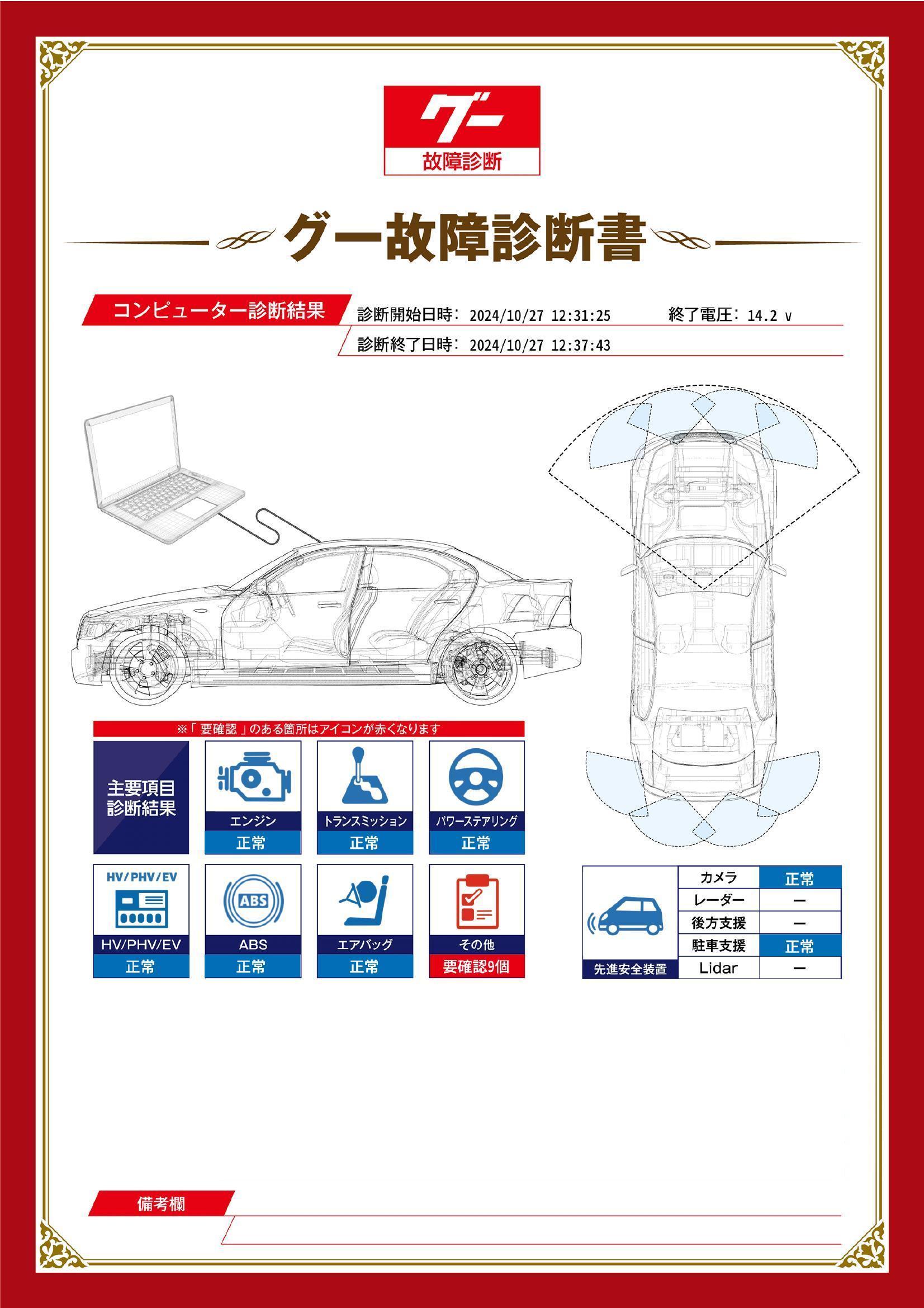 ホンダ　フリード ハイブリッド/フリードスパイク ハイブリッド　グー故障診断（コンピュータ診断）　その他　宮城県　仙台市宮城野区