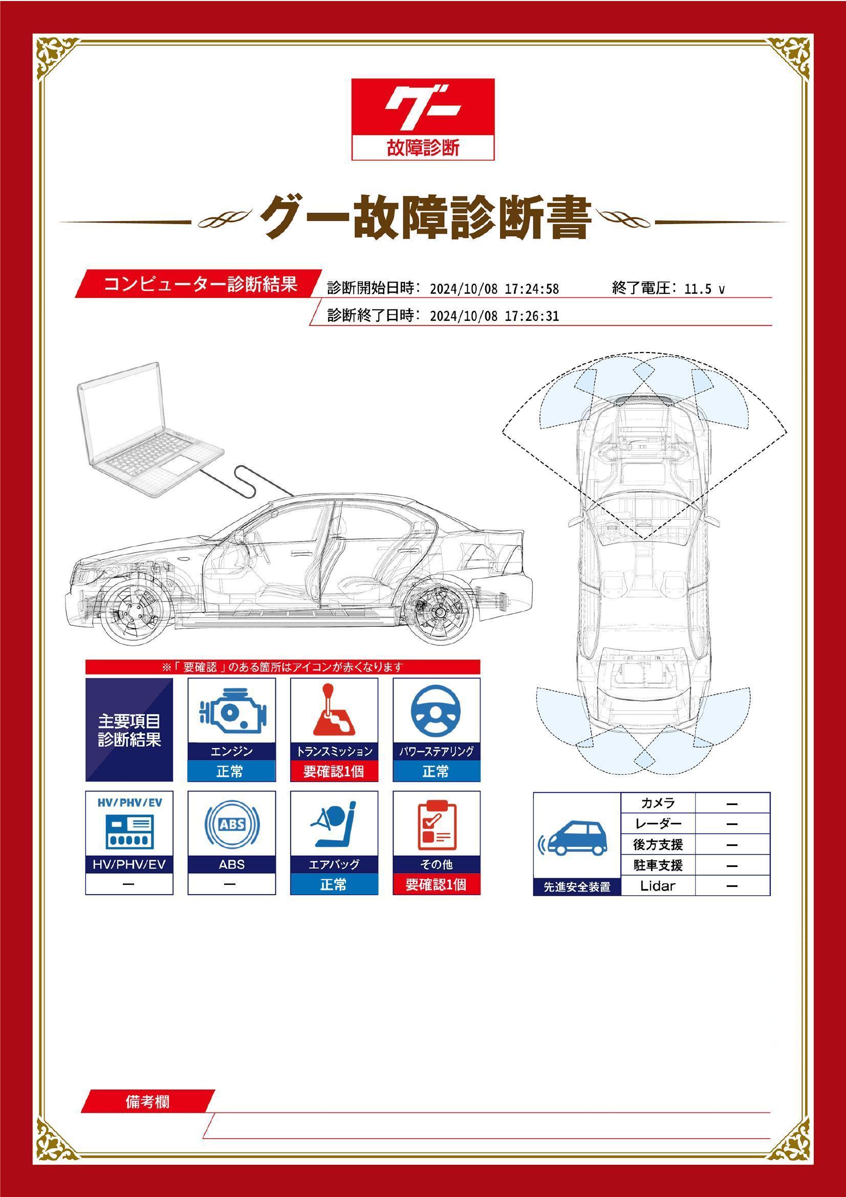 マツダ　プレマシー　グー故障診断（コンピュータ診断）　トランスミッション　その他　静岡県　三島市