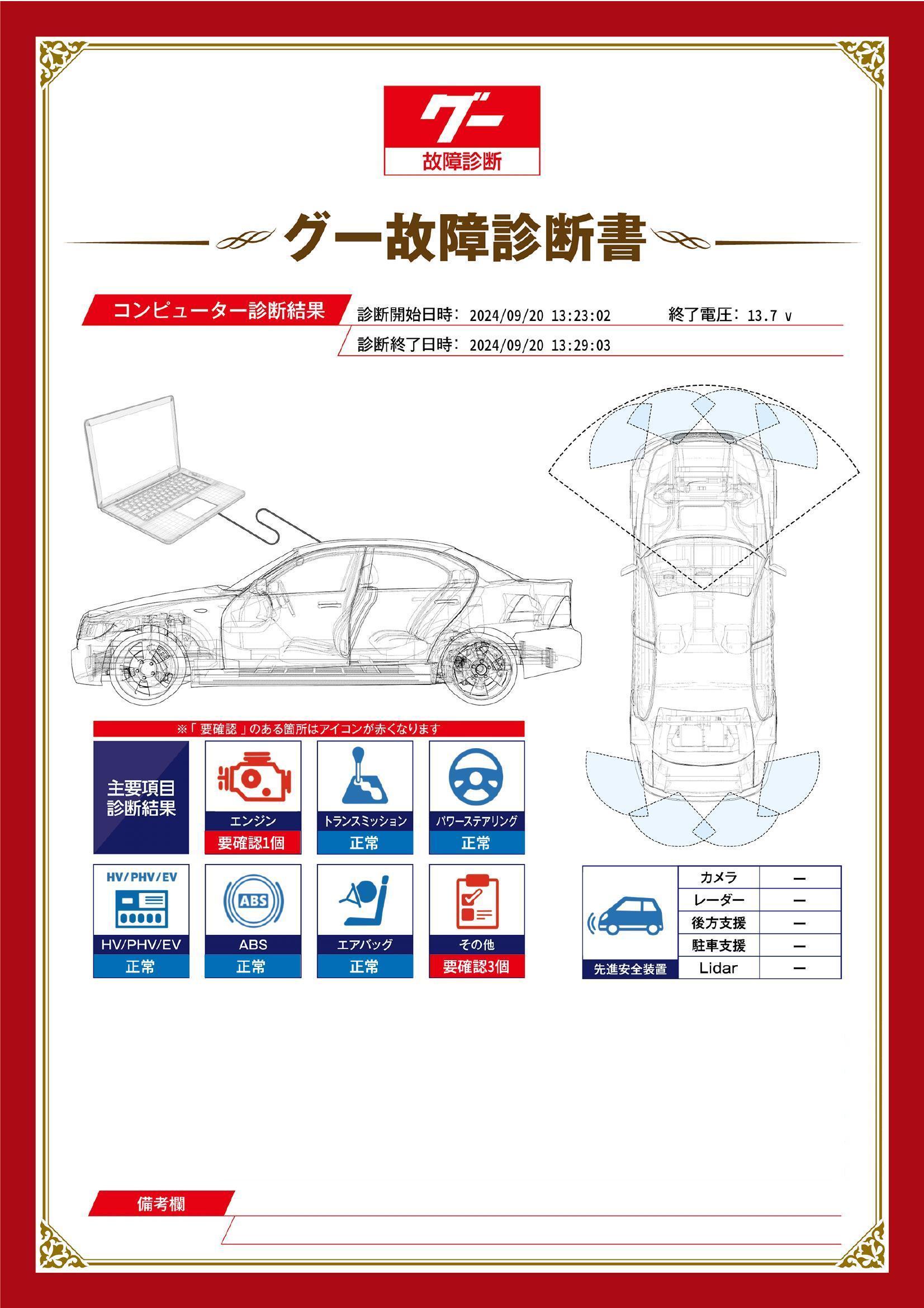ホンダ　シャトル ハイブリッド　グー故障診断（コンピュータ診断）　エンジン　その他　愛知県　名古屋市瑞穂区