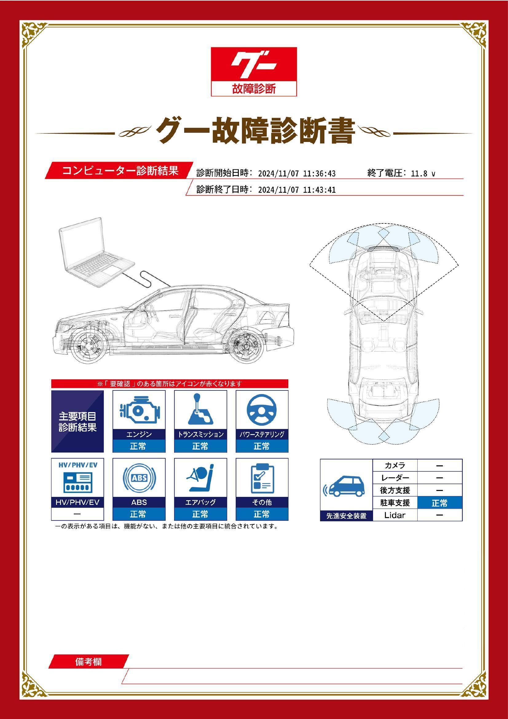 ホンダ　Ｎ－ＢＯＸ　グー故障診断（コンピュータ診断）　岡山県　岡山市東区