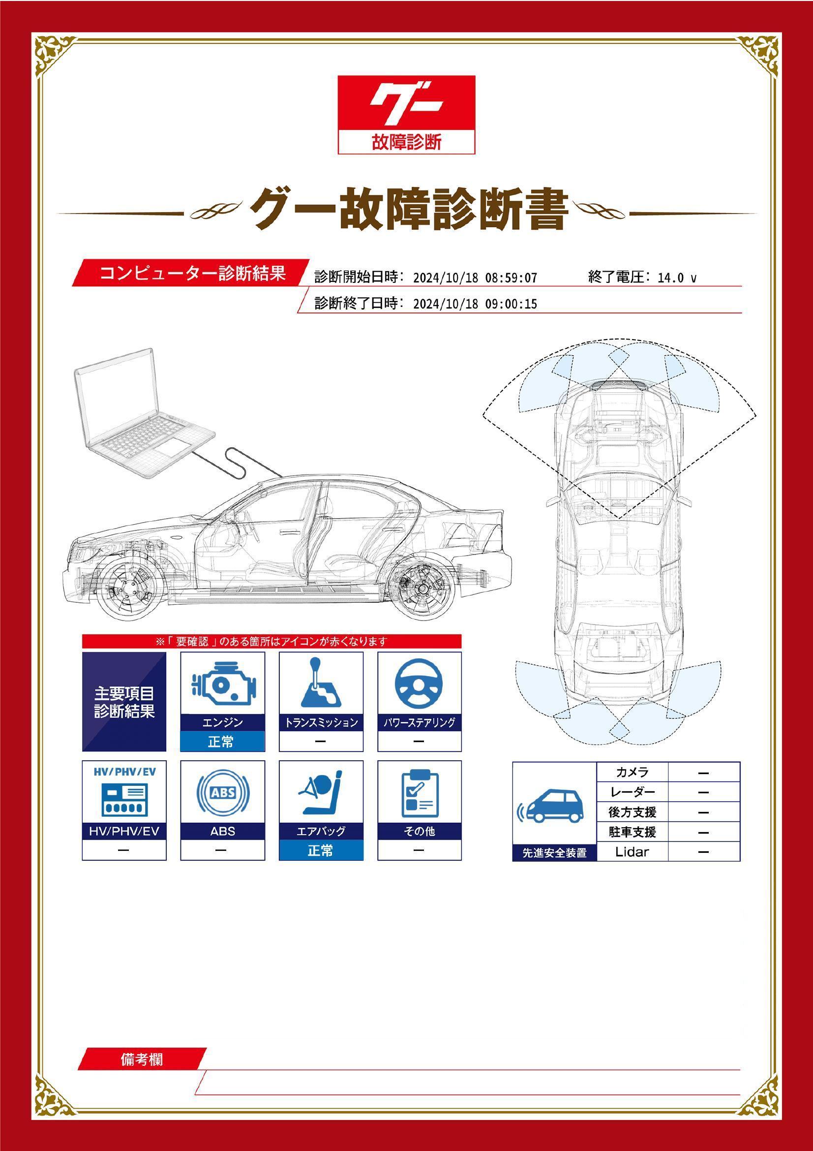 スズキ　セルボ　グー故障診断（コンピュータ診断）　福岡県　糟屋郡久山町