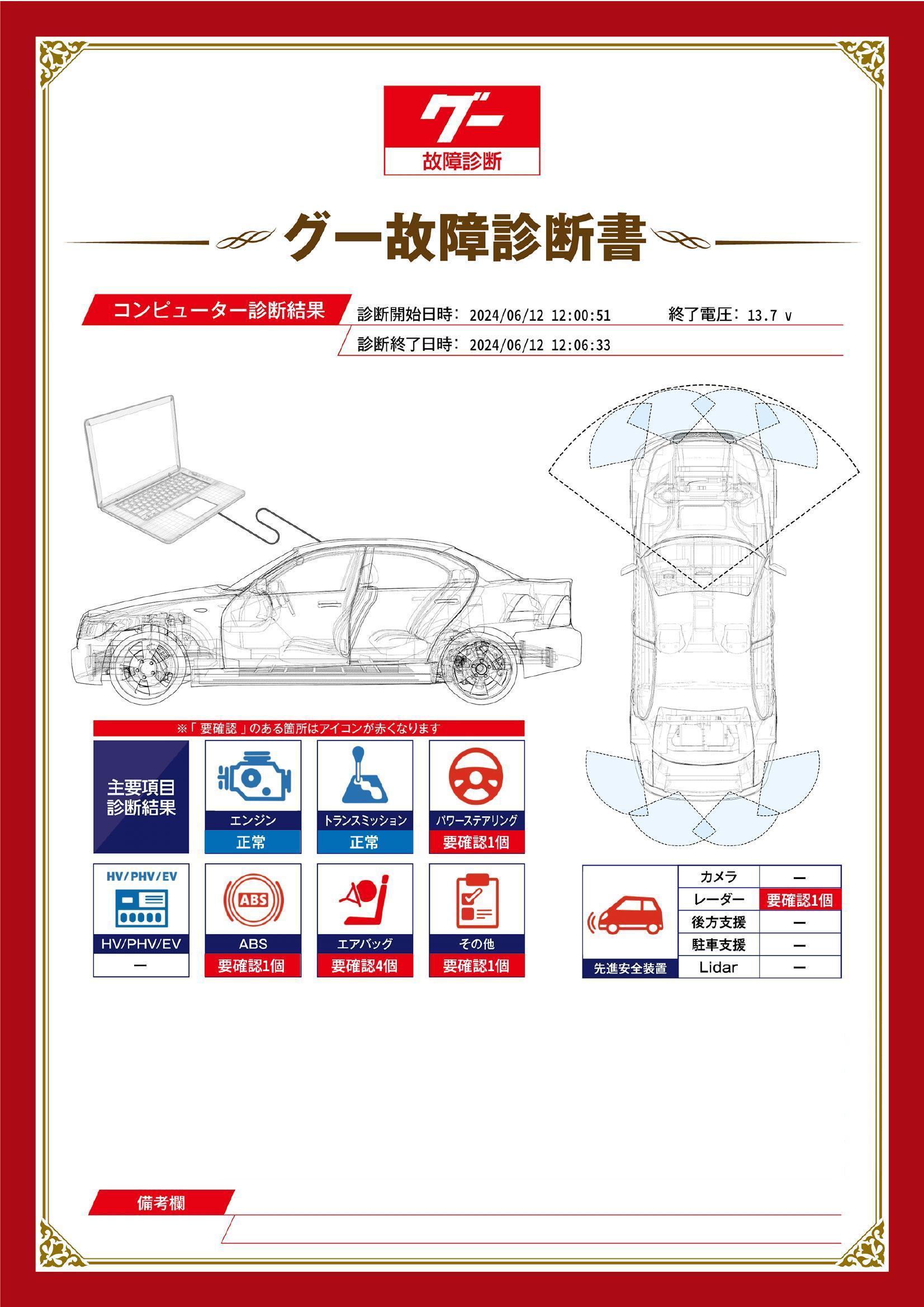 ホンダ　オデッセイ　グー故障診断（コンピュータ診断）　ABS　パワーステアリング　エアバッグ　先進安全装置　その他　愛知県　名古屋市天白区