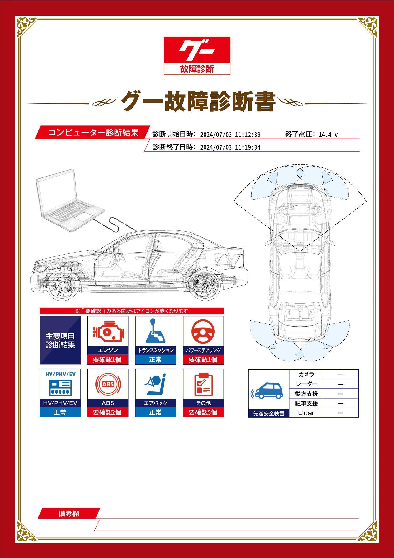 ホンダ　ヴェゼル ハイブリッド　グー故障診断（コンピュータ診断）　エンジン　ABS　パワーステアリング　その他　愛知県　春日井市