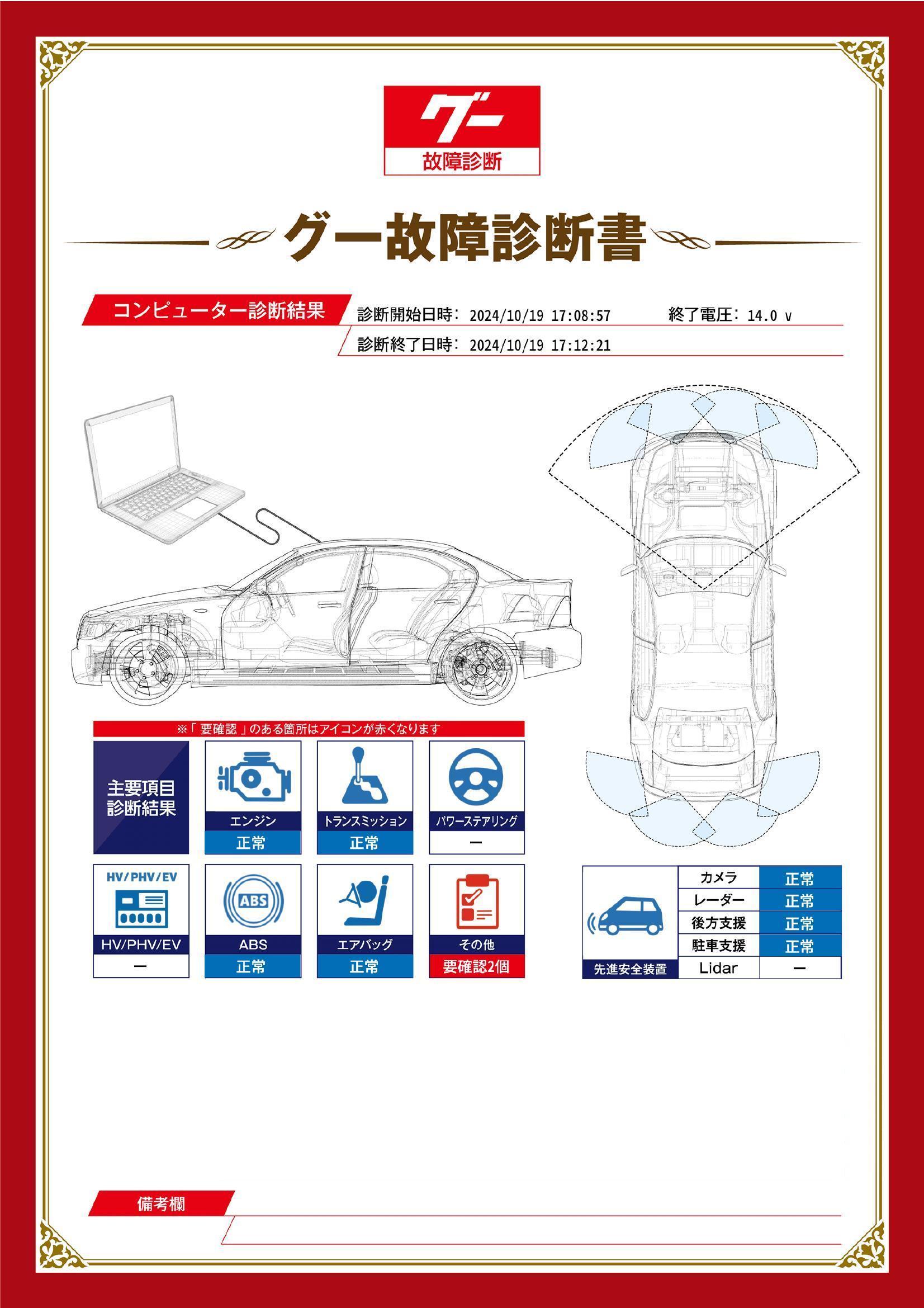 三菱　エクリプスクロス　グー故障診断（コンピュータ診断）　その他　愛知県　春日井市