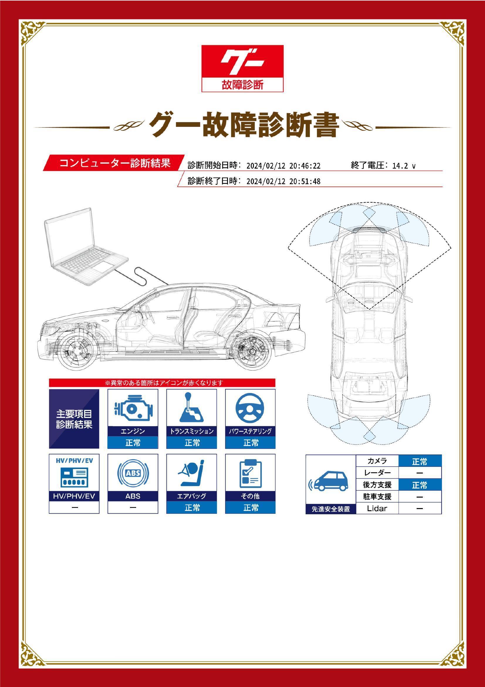 スバル　フォレスター　グー故障診断（コンピュータ診断）　愛知県　春日井市