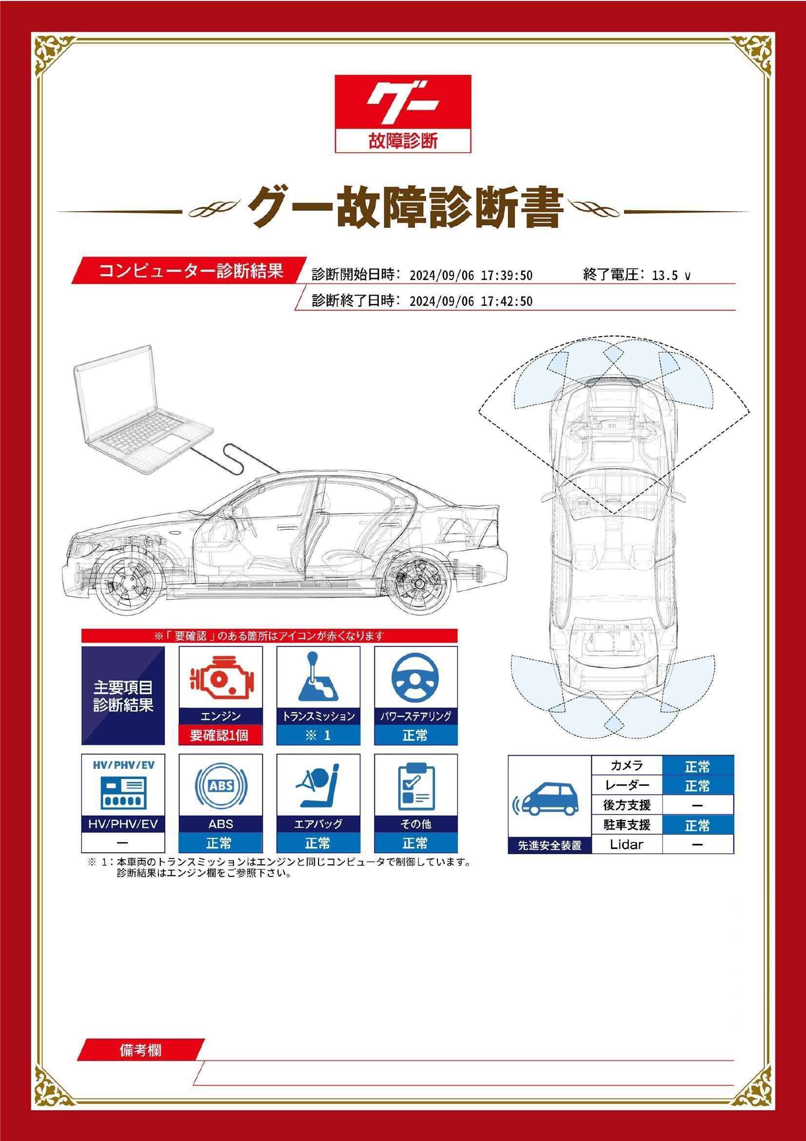 トヨタ　ハリアー　グー故障診断（コンピュータ診断）　エンジン　岐阜県　大垣市