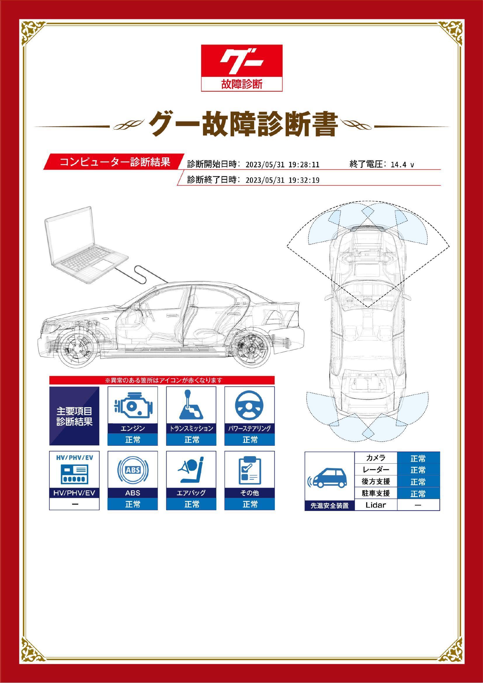 トヨタ　レクサス RX　グー故障診断（コンピュータ診断）　岐阜県　大垣市