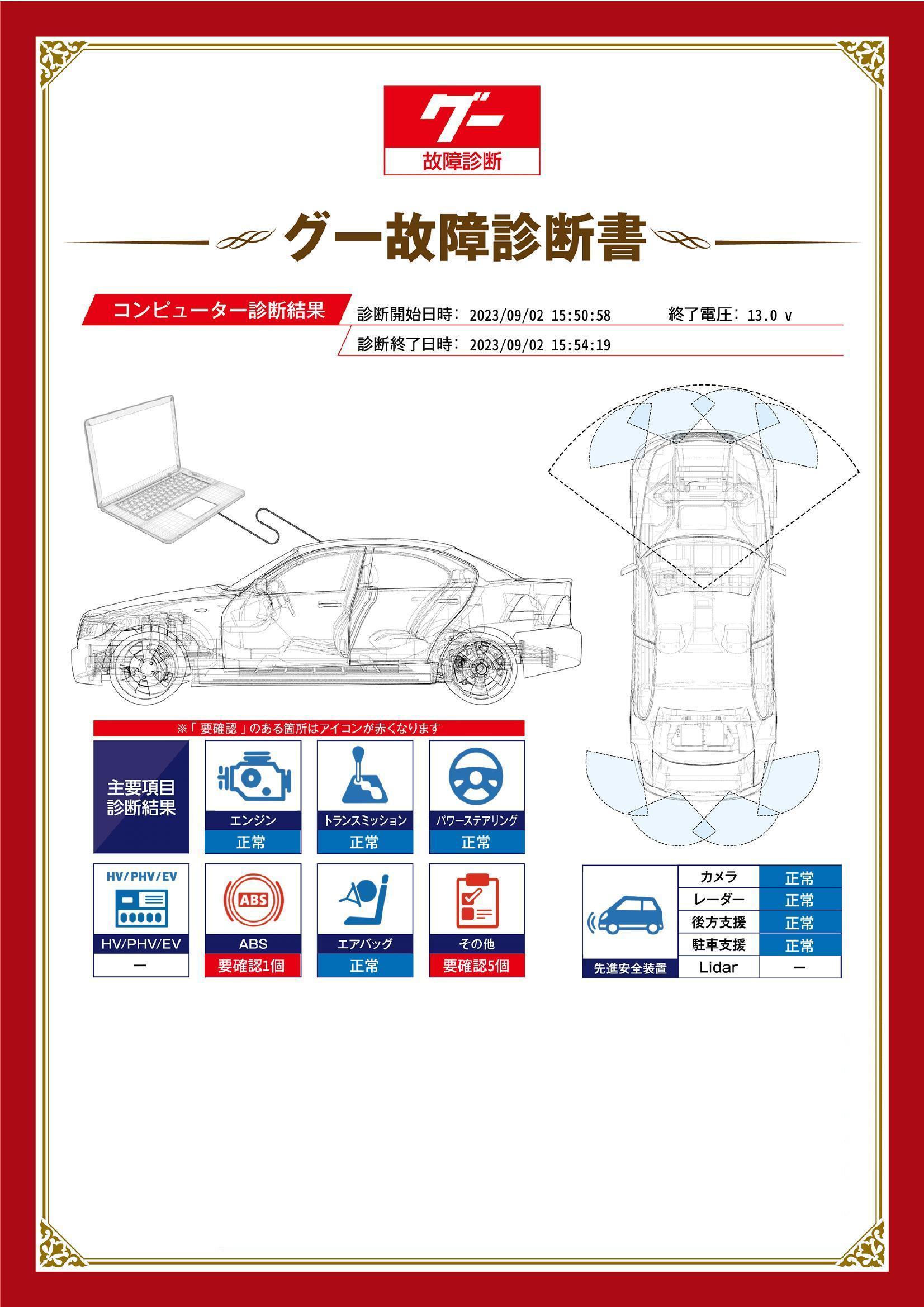 トヨタ　RAV 4 L/J　グー故障診断（コンピュータ診断）　ABS　その他　愛知県　知立市